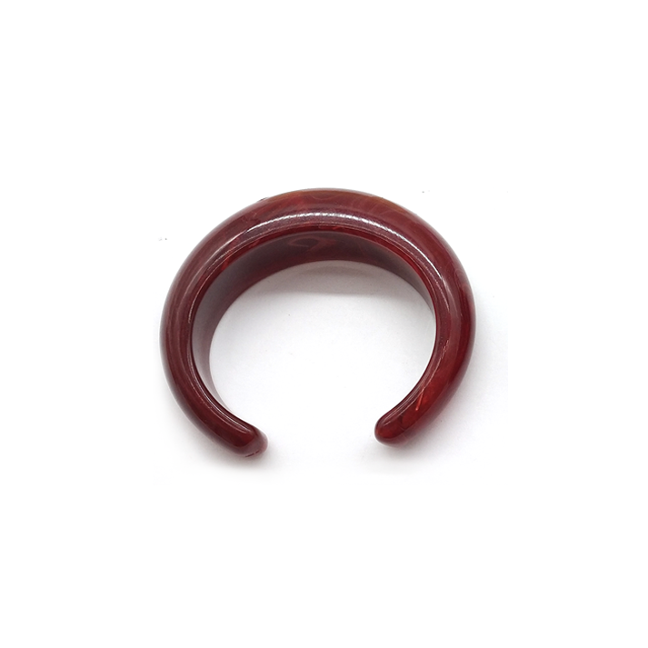 Red Resin Curved Cuff