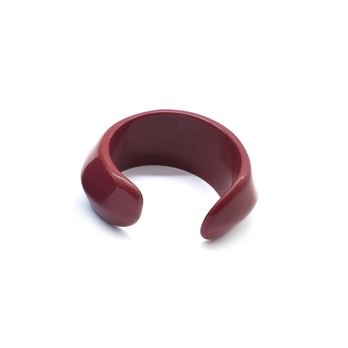 Red Resin Wide Cuff