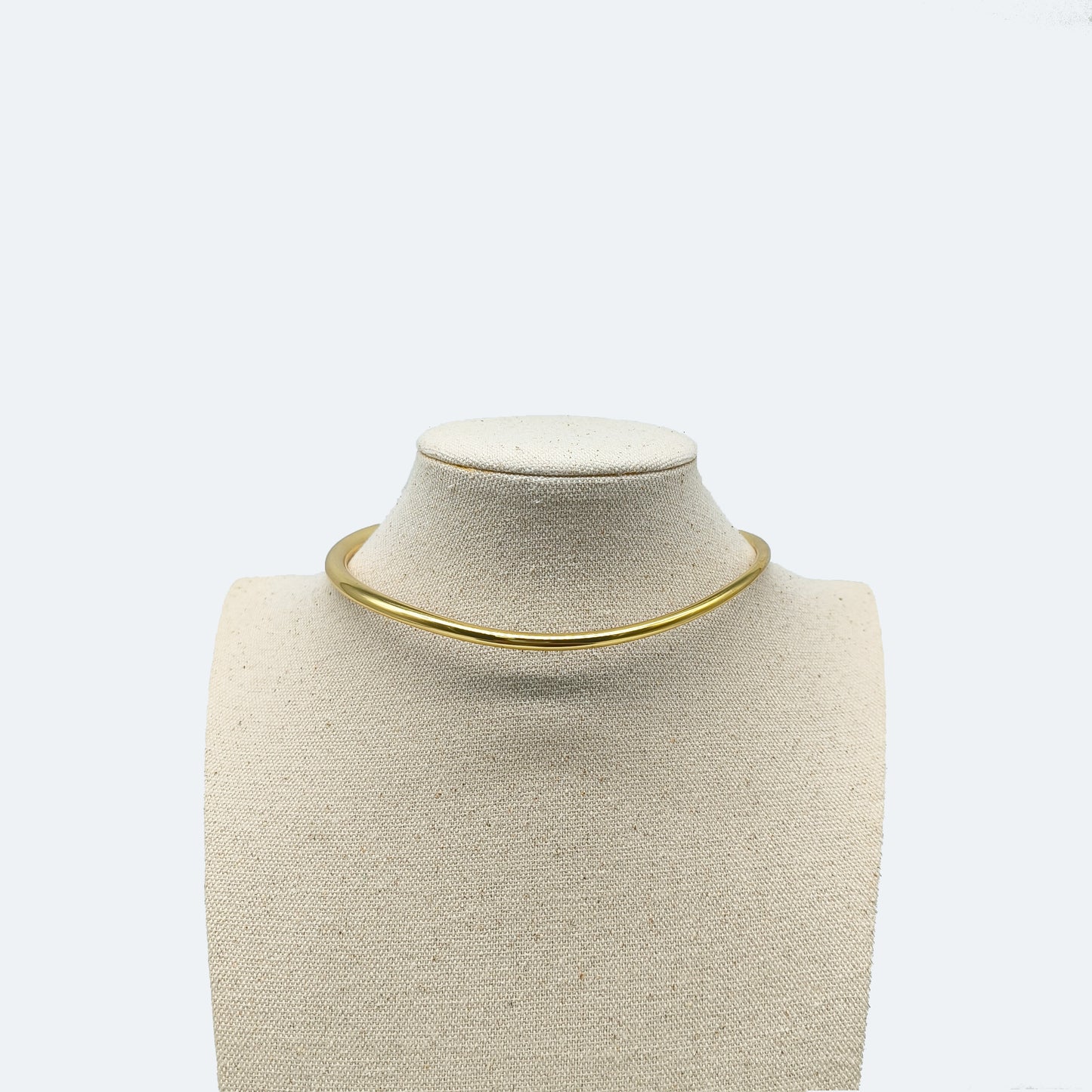 Gold collar necklace