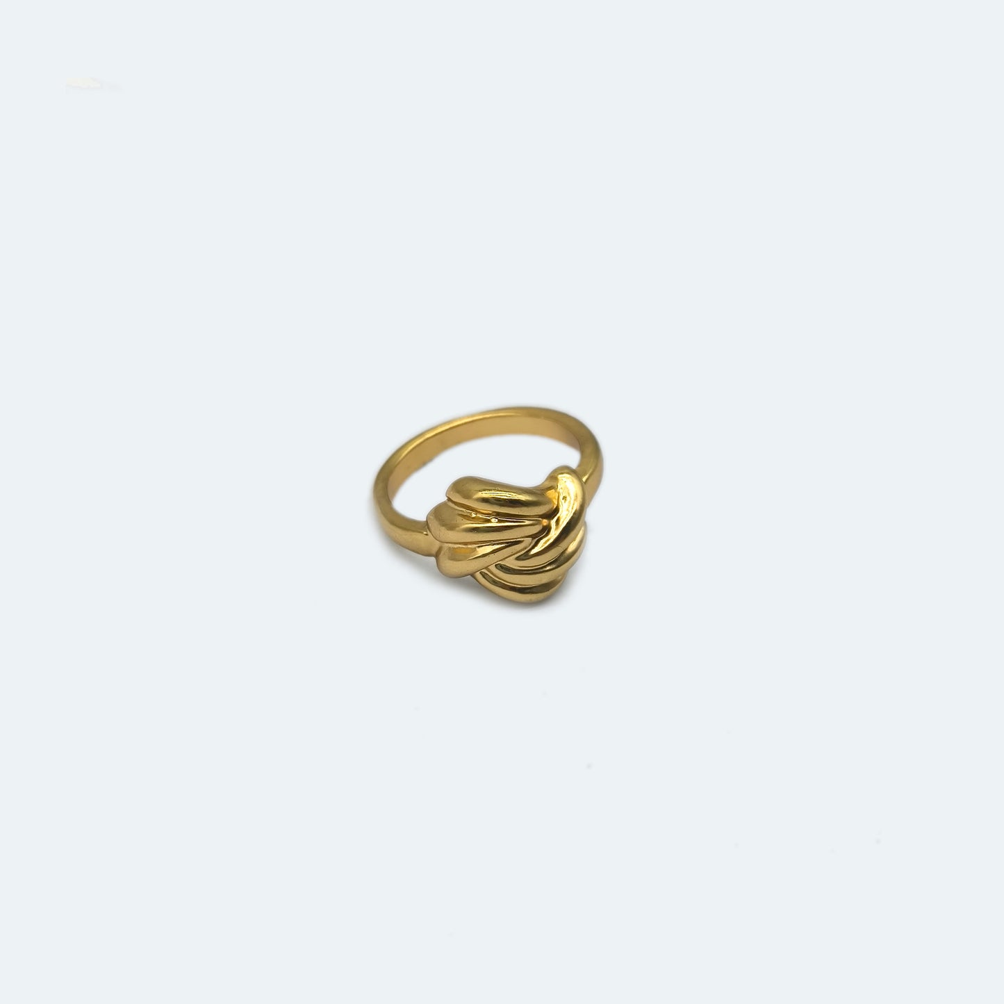 Gold knot ring