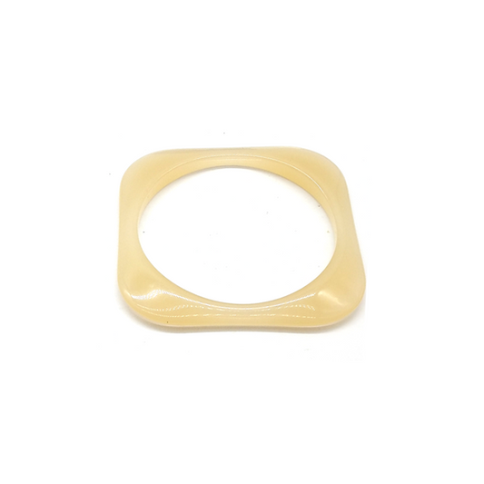 Beige Resin Square - shaped Bracelet