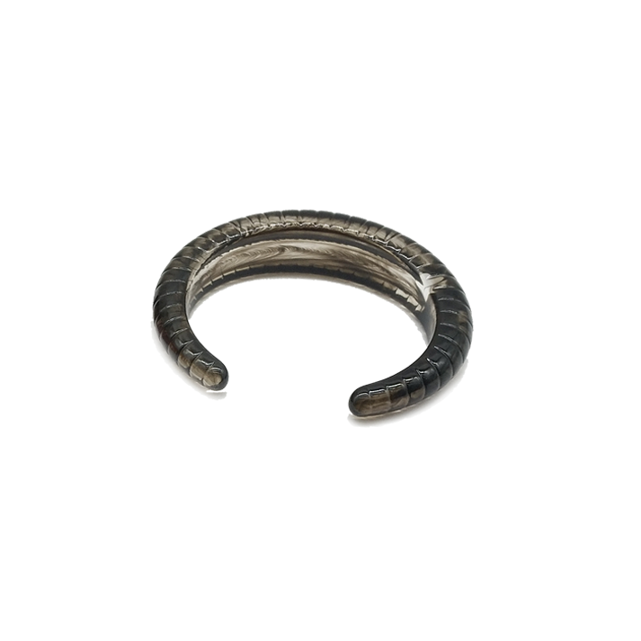 Black and White Textured Resin Cuff