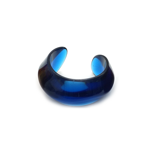Blue Resin Wide Cuff