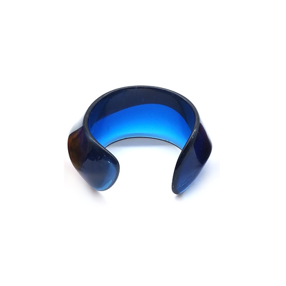 Blue Resin Wide Cuff