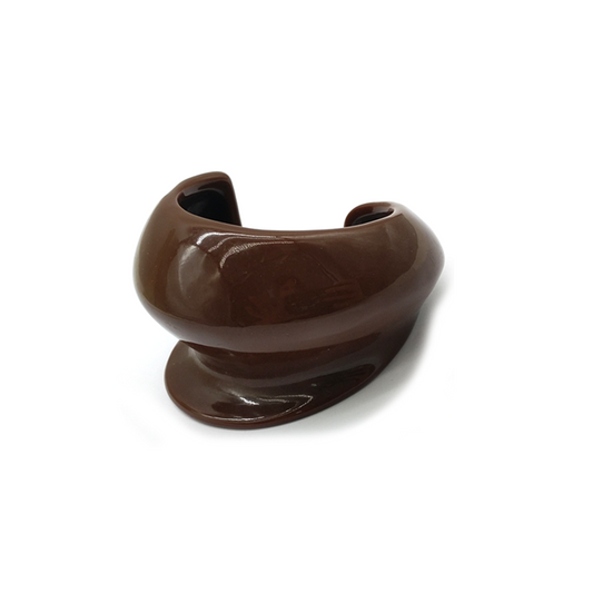 Brown Resin Unique - shaped Cuff
