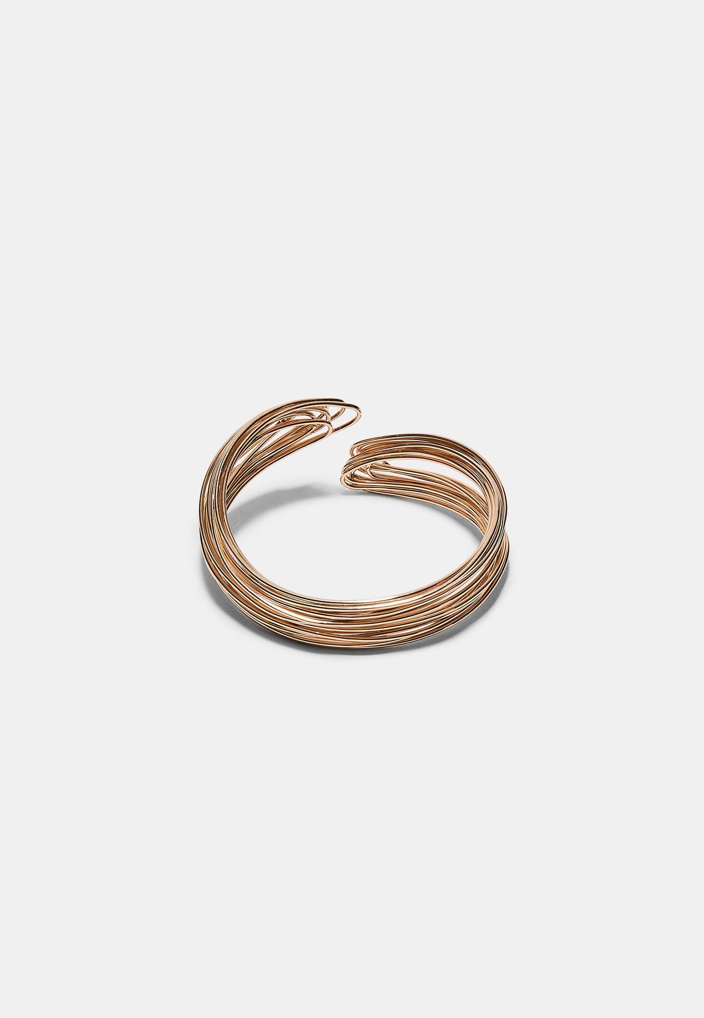 Gold Multi-Wire Cuff Bracelet