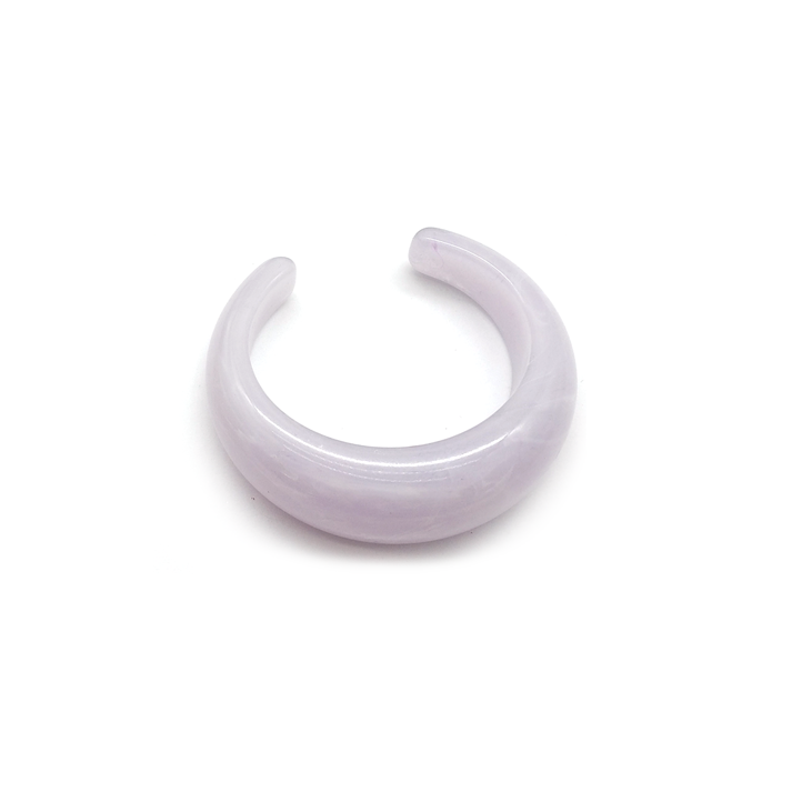 Light Purple Resin Curved Cuff