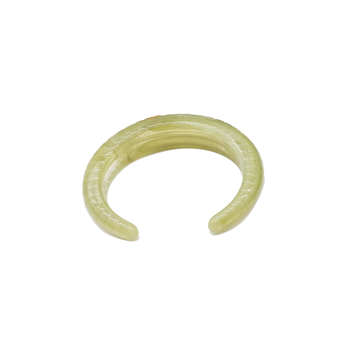 Light Yellow Textured Resin Cuff