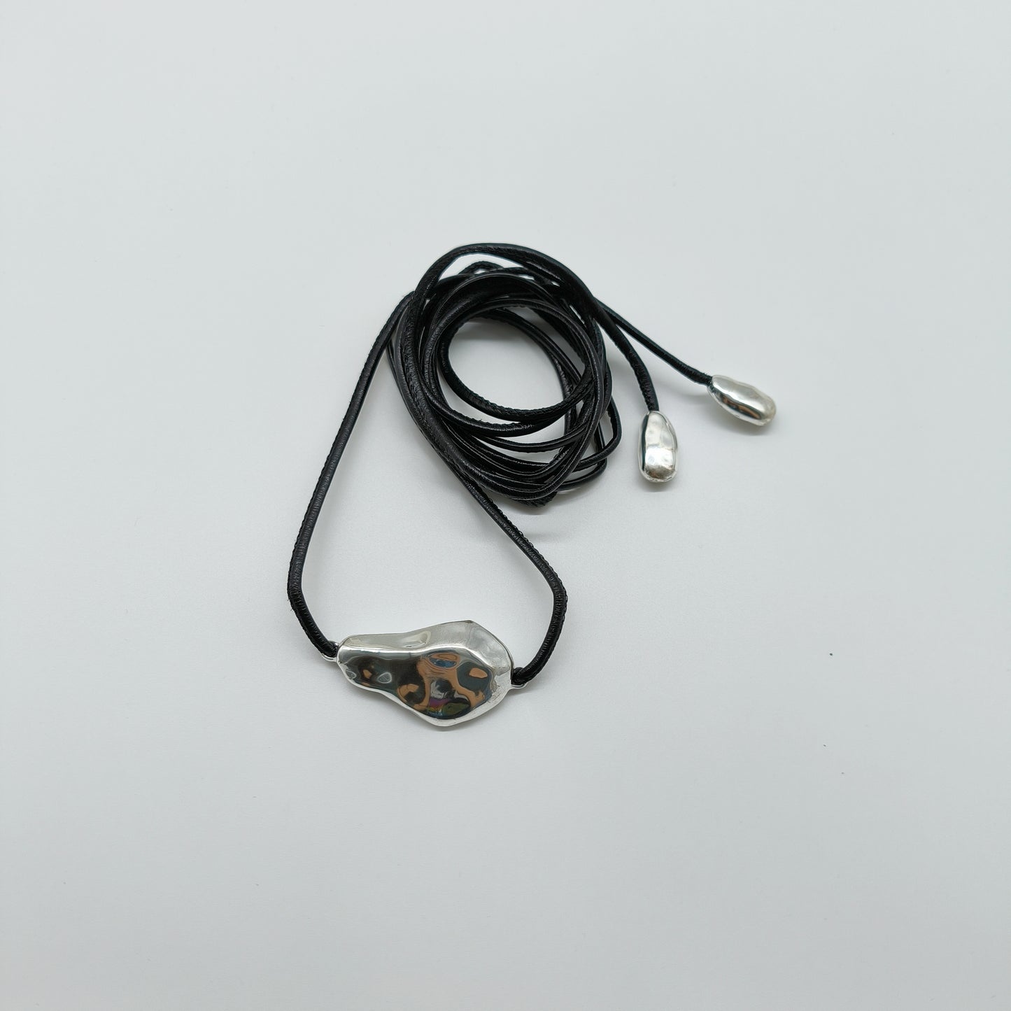 Women's Modern Rope Belt with Irregular Metal Accent