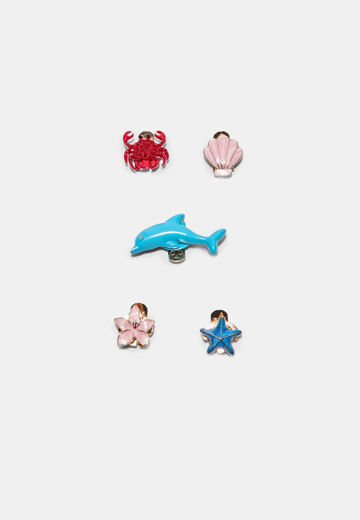 Ocean Themed Enamel Pin Set