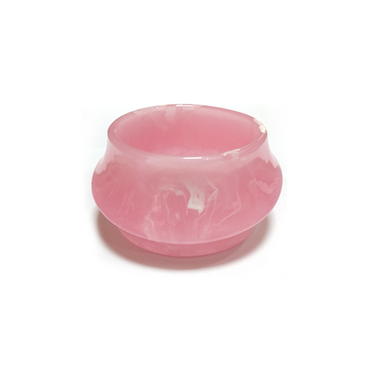 Pink Marbled Resin Bracelet