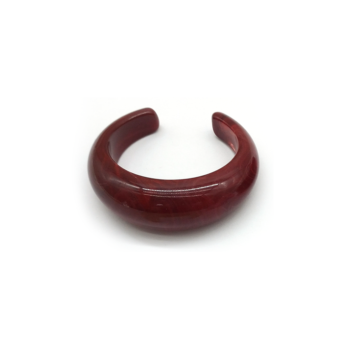 Red Resin Curved Cuff