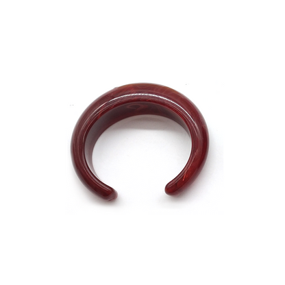 Red Resin Curved Cuff