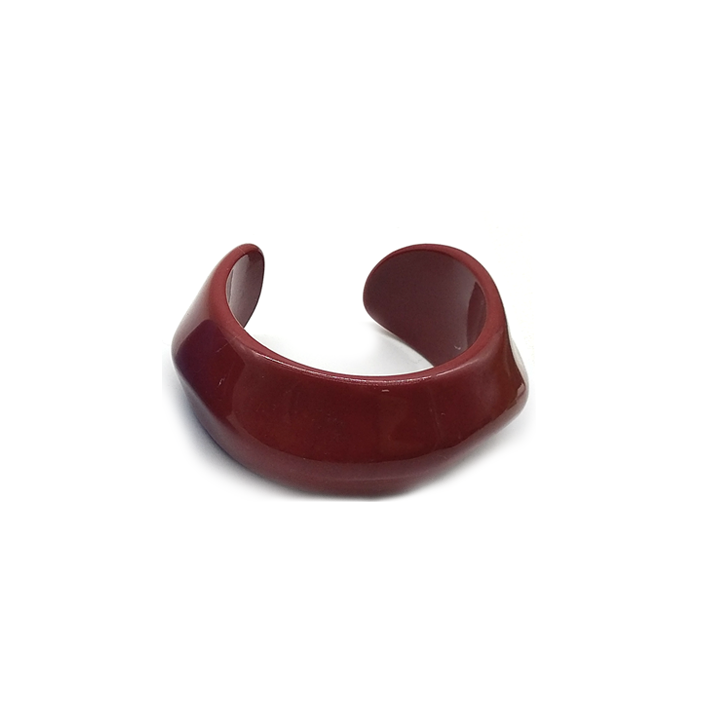Red Resin Wide Cuff