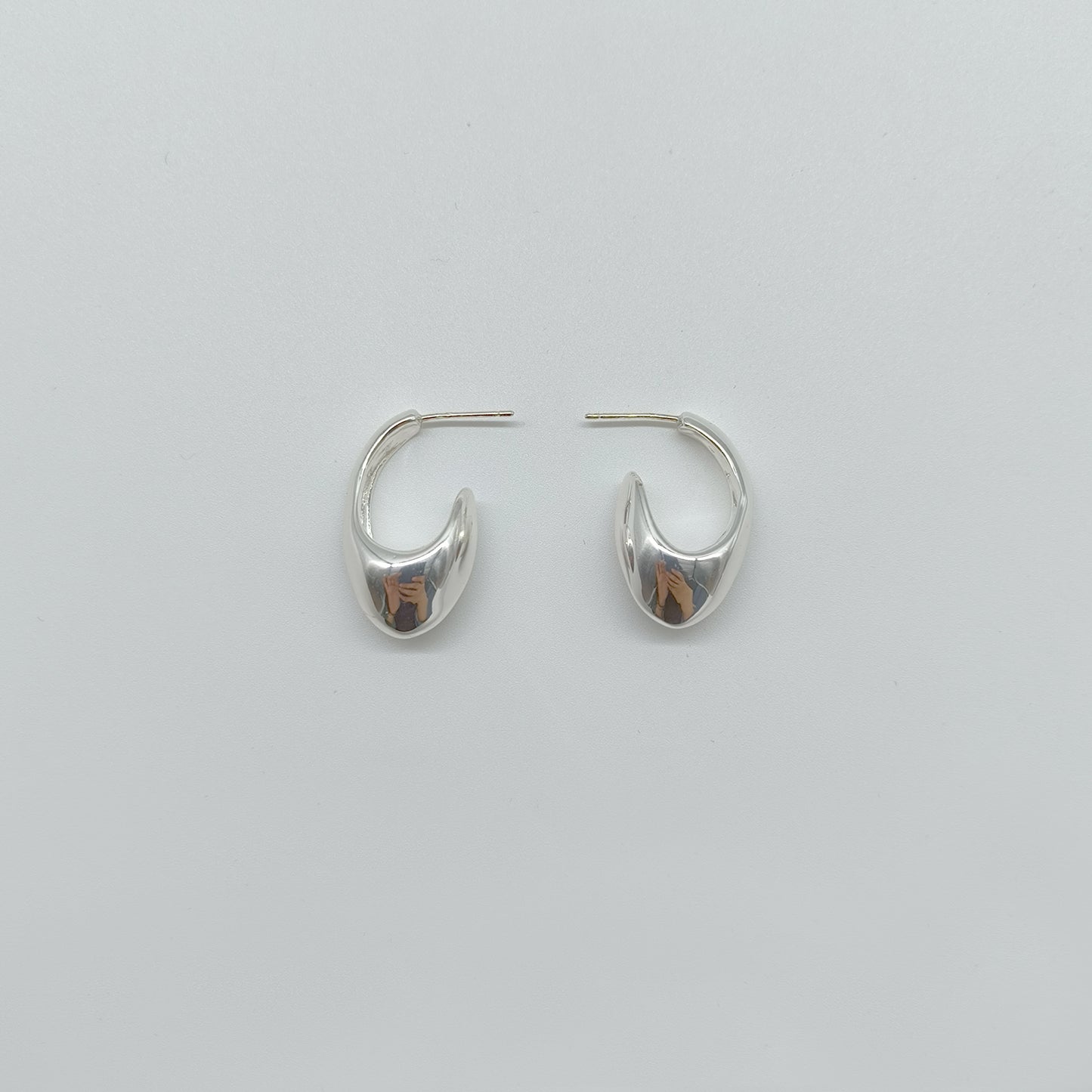 Silver earring