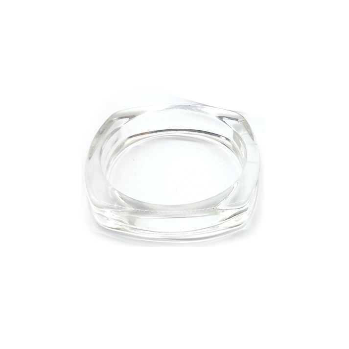 Transparent Resin Square - shaped Bracelet