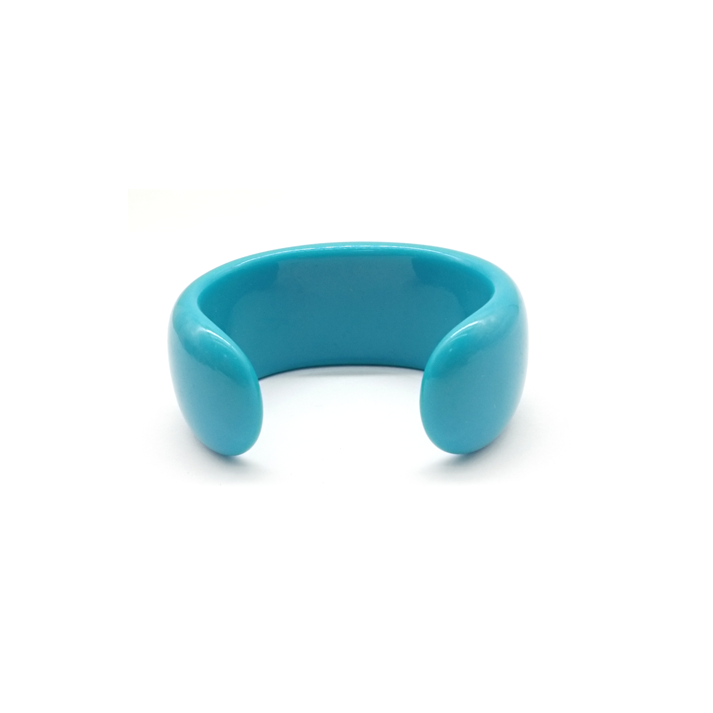 Turquoise Resin patterned Cuff