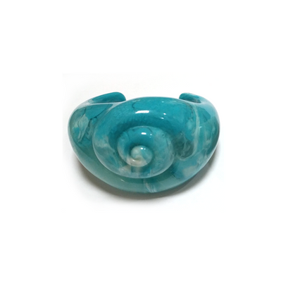 Turquoise Snail - shaped Resin Bracelet