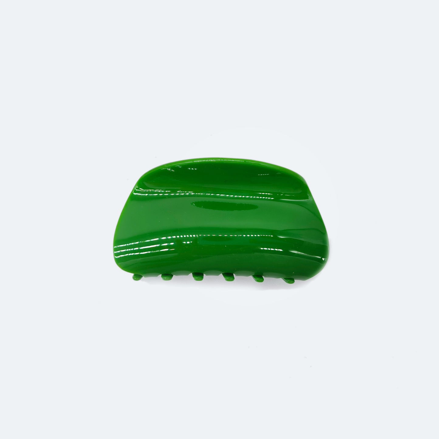 Green hair clip